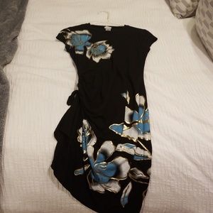 Cache cap sleep mid waist ruche dress